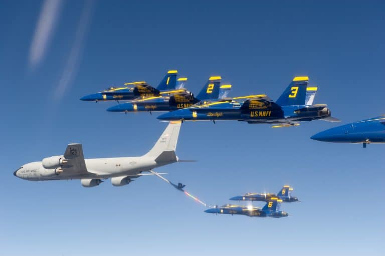 KC-135 Stratotanker Expands Blue Angels, Thunderbirds Range of Flight