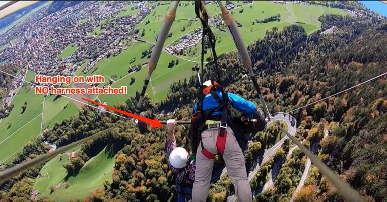 Always Wanted to Fly On a Hang Glider? This video Will Make You Think Twice!