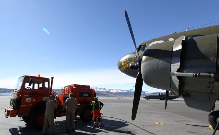 American WWII Squadron nears Europe for 75th Anniversary of D-Day