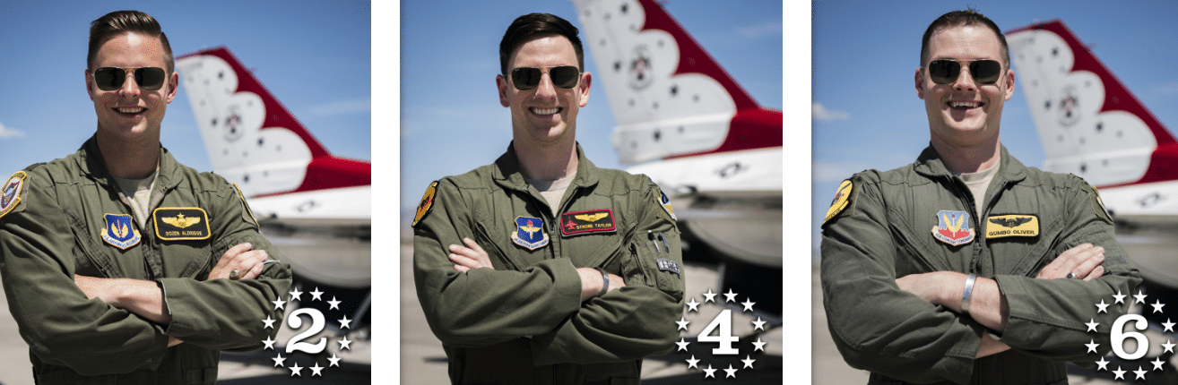 New Pilots Officers Selected For The Air Force Thunderbirds 7220