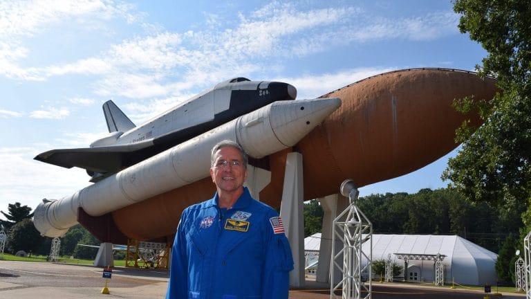 Four-Time Shuttle Astronaut Inspiring Today’s Youth at SpaceCamp