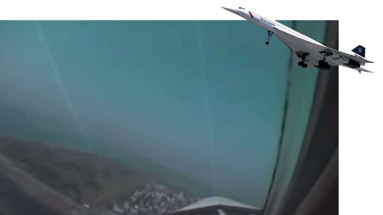 In The Cockpit of The Concorde