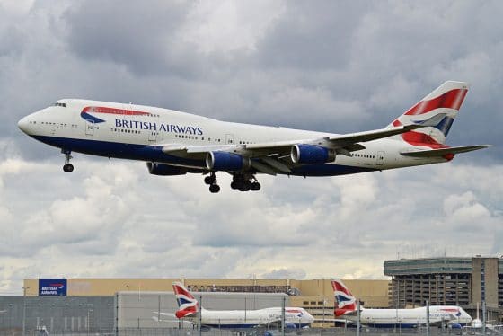 British Airways 747 retired
