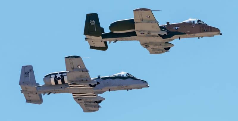 WATCH:  You Might Never See These Two Demo Team Warthogs Fly Together Again