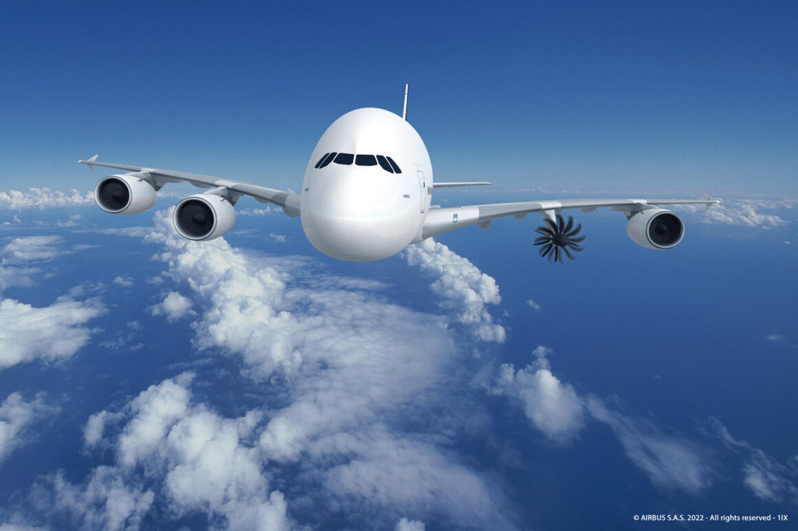A380 tests open fan engine technology