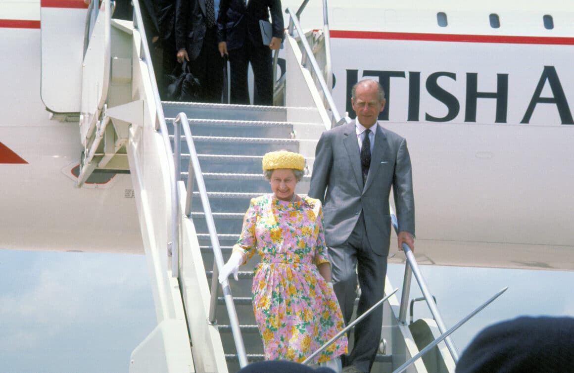 Queen Elizabeth Arrives in Texas in 1991