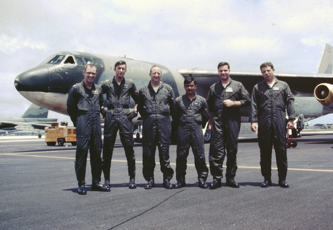 Ron's B-52 crew photo 1972.JPG Ron Bartlett via John Mollison B-52G on Andersen AFB, Guam – circa 1972