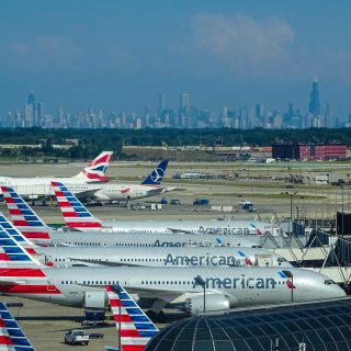 American Airlines at Chicago O'Hare International Airport