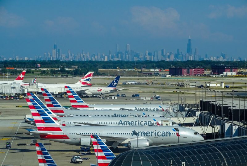 American Airlines at Chicago O'Hare International Airport