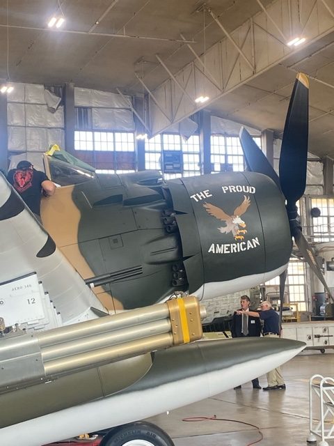 The NMUSAF A-1H is nearly completed.