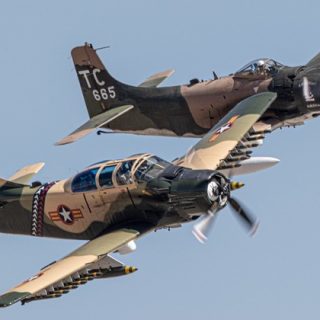 A-1H Sktraider exhibit Coming to the US Air Force Museum in Dayton, Ohio