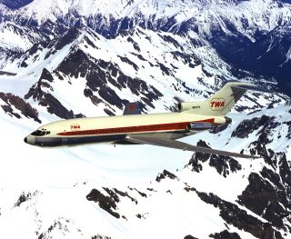 TWA Boeing 727-31 N853TW is pictured in this Boeing Aircraft Company photo from the Jon Proctor Collection.