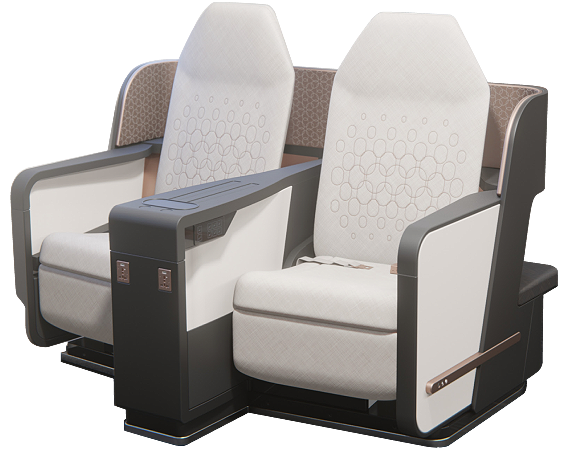 BeOnd's aircraft will feature lie-flat seating in a 2-2 configuration.
