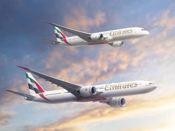 Emirates Boeing 777 and Boeing 787