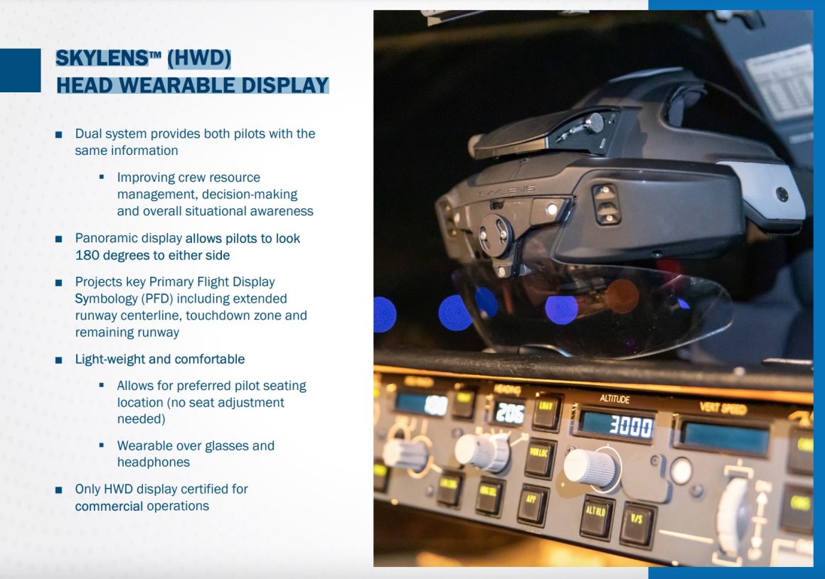 Information about the device from the  AerSale brochure.
