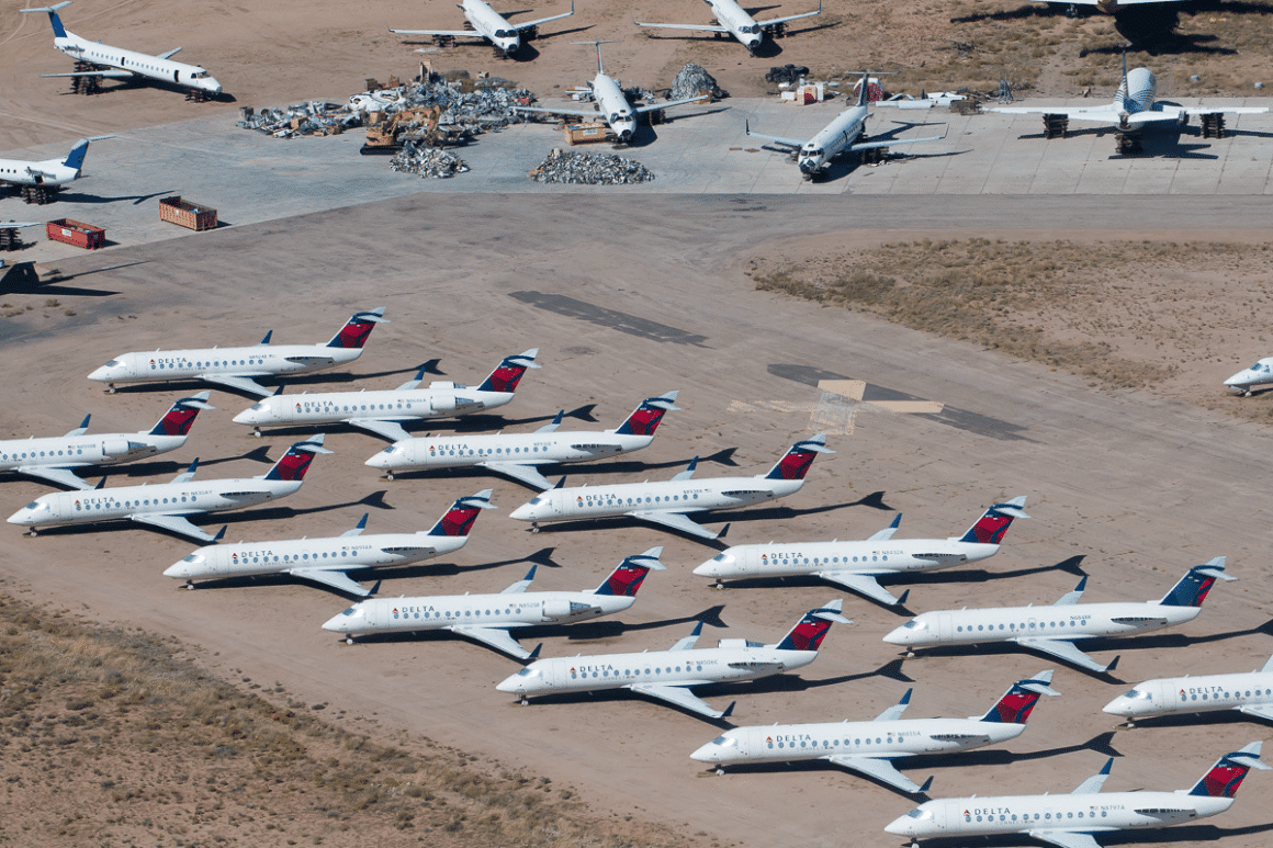 Kingman, Arizona airplane graveyard