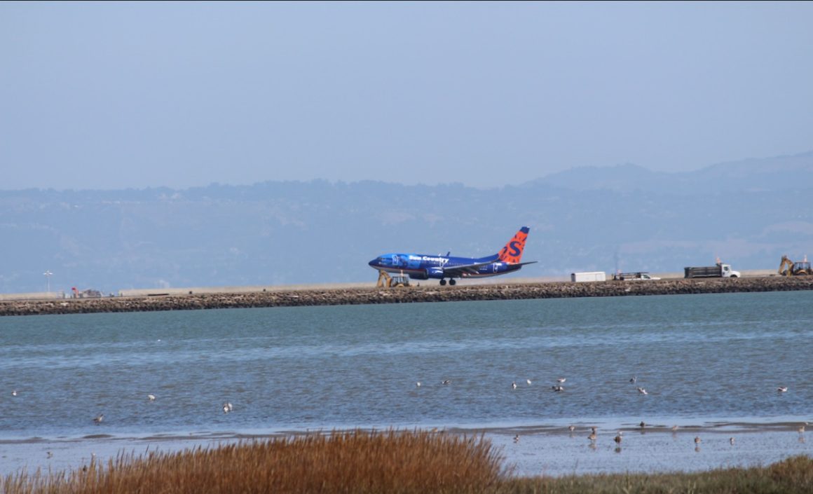 View from Bayfront Park near SFO airport. Image: Avgeekery