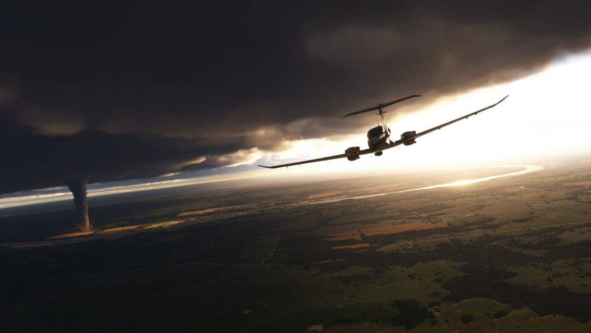 Microsoft Flight Simulator 2024: What We Know So Far 73 Screenshot of tornado in MSFS24