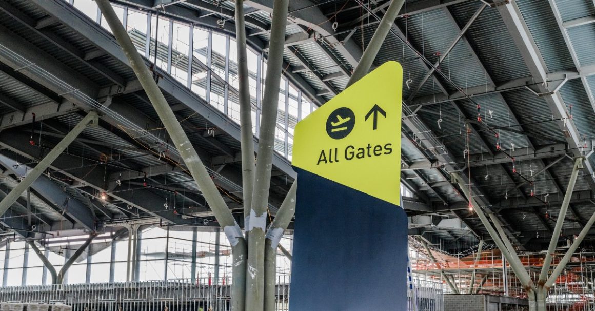 Inside the new terminal at Pittsburgh International Airport 