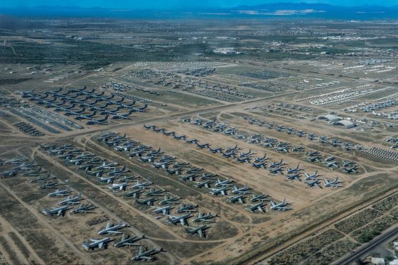 Davis Monthan AFB. Image: US Air Force