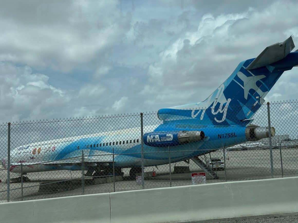 A Boeing 727 used as a ground trainer at Miami International Airport. Image: Avgeekery.com