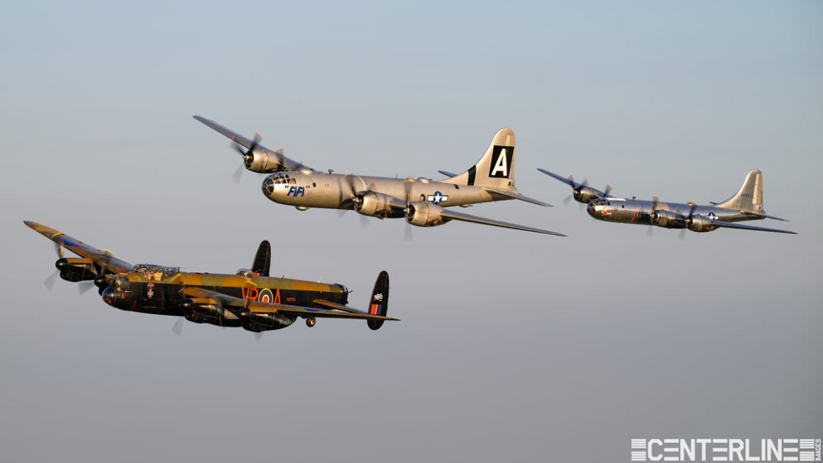 Dylan Phelps directed the three vintage aircraft into a perfect formation all while factoring in lighting and background.