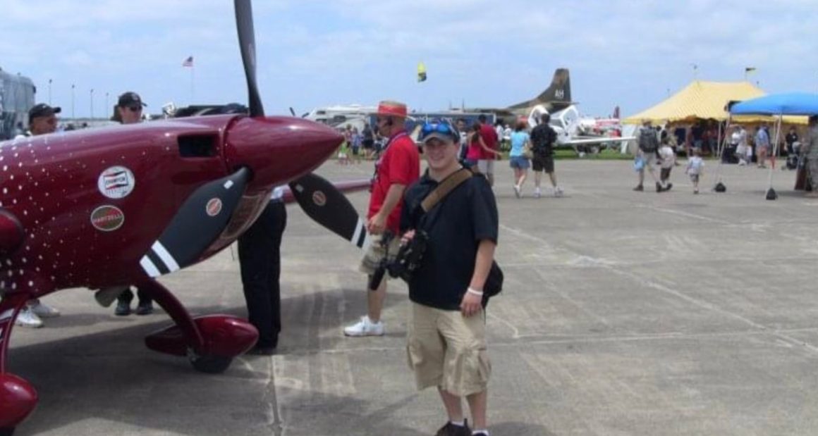 Kyle Newsom shares a photograph of attending an airshow.  It was at airshows early in his life where he developed a lifelong love of aviation.