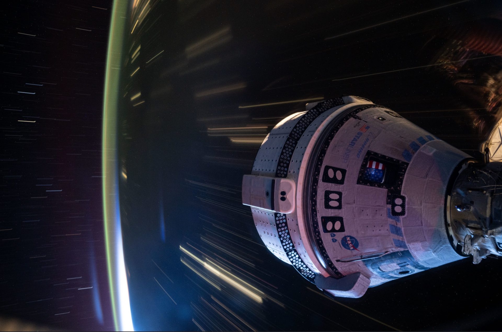 Boeing Starliner docked at the ISS. Astronaut Butch Wilmore reported odd noises coming from the spacecraft's speakers this past weekend. Image: NASA