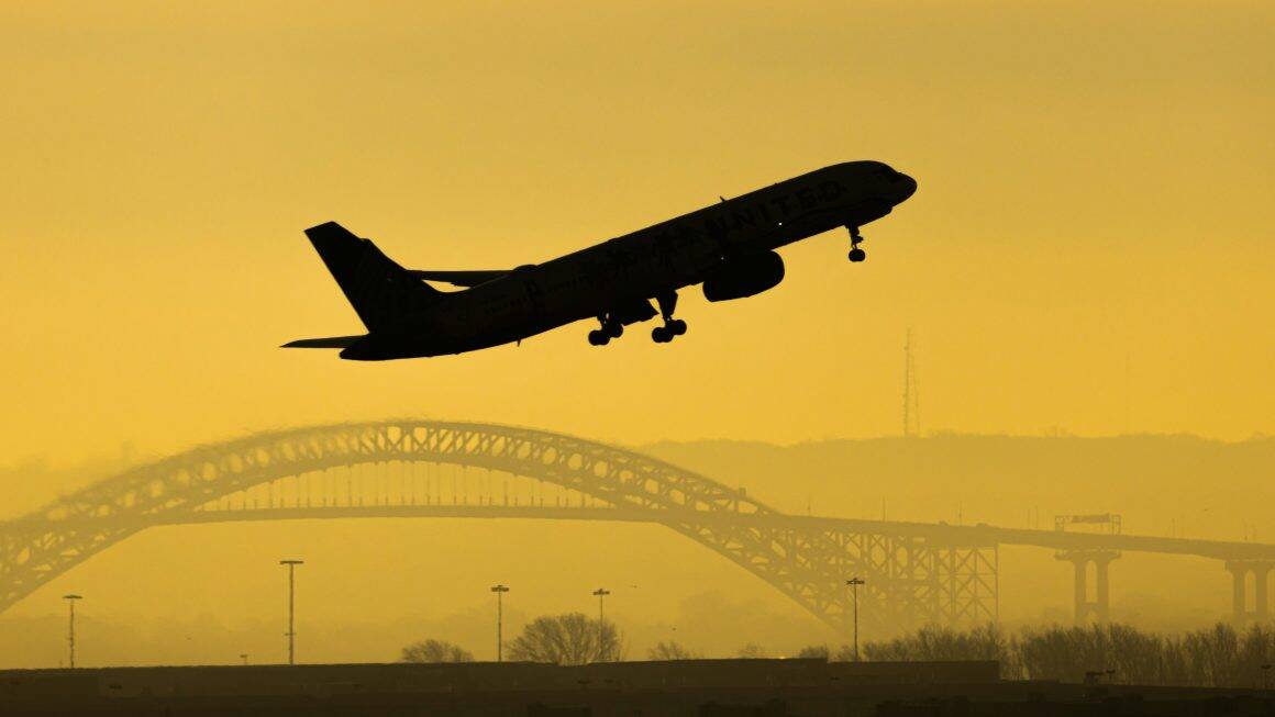 Nuuk, Nuuk! Who’s There? United’s Big Summer 2025 Expansion 6 A United Airlines jet departs from Newark (EWR)