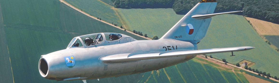 MiG-15 fighter jet flying over the Czech Republic.  | Image: MiGFlug