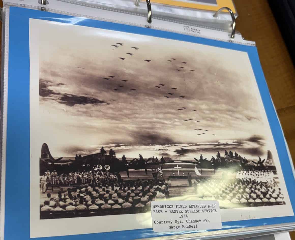 Image of Easter Service at Hendricks Army Air Field B-17 Bomber Training Base. | Image: Courtesy of Sebring Historical Society