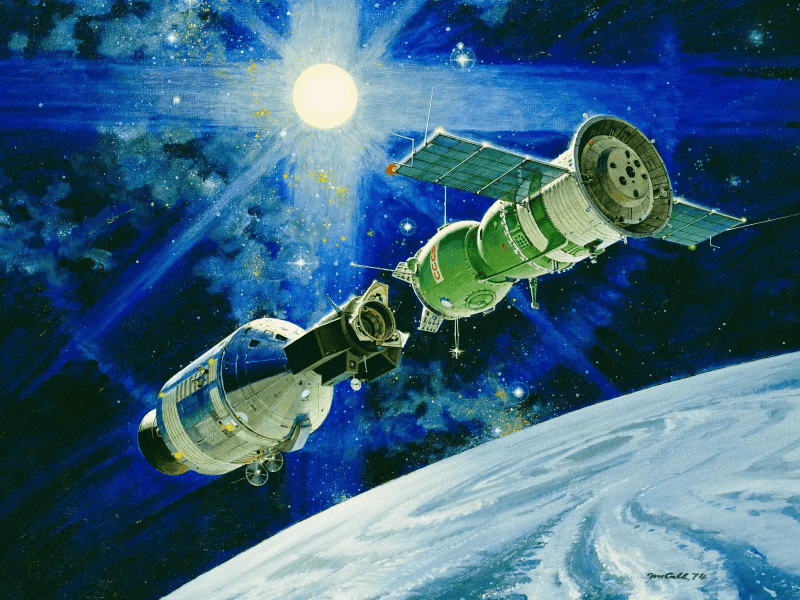 Back When The US-Soviet Apollo-Soyuz Project Proved That Cooperation In Space Was Possible