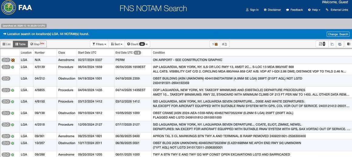 Seven Things The New FAA Administrator Should Do To Fix Our Nation's Skies 5 NOTAMS
