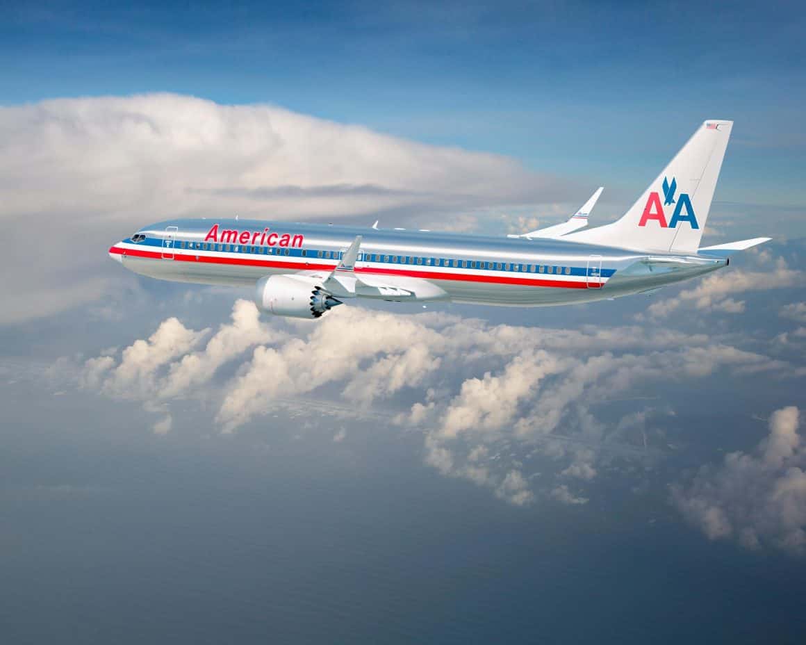 A 2012 rendering of an American Airlines Boeing 737 MAX-8. Image: American Airlines Facebook page
