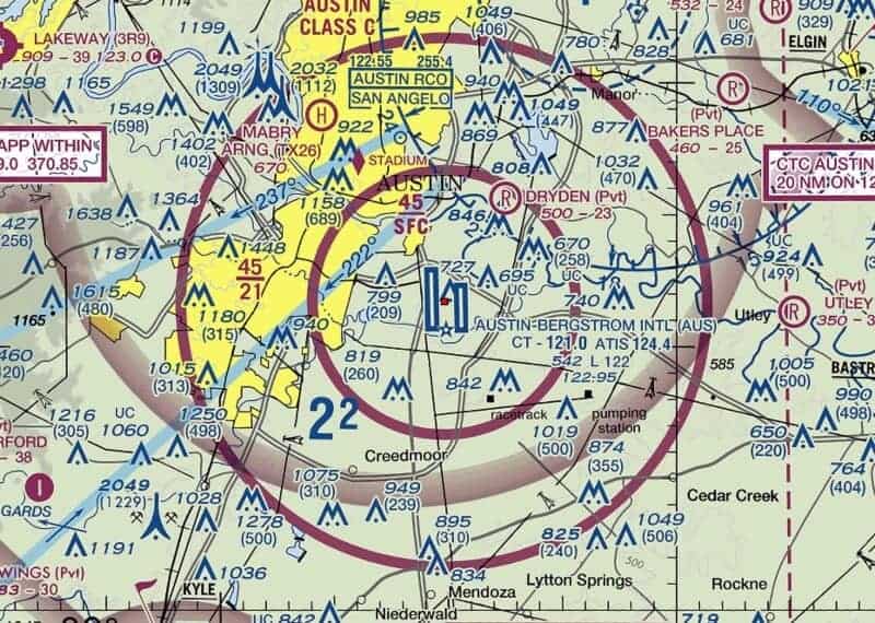 Seven Things The New FAA Administrator Should Do To Fix Our Nation's Skies 2 Austin's Class C airspace is unchanged since the airport opened in 1999.