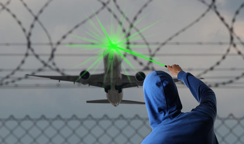 Man Arrested for Directing Laser Pointer at Aircraft Near Miami Airport