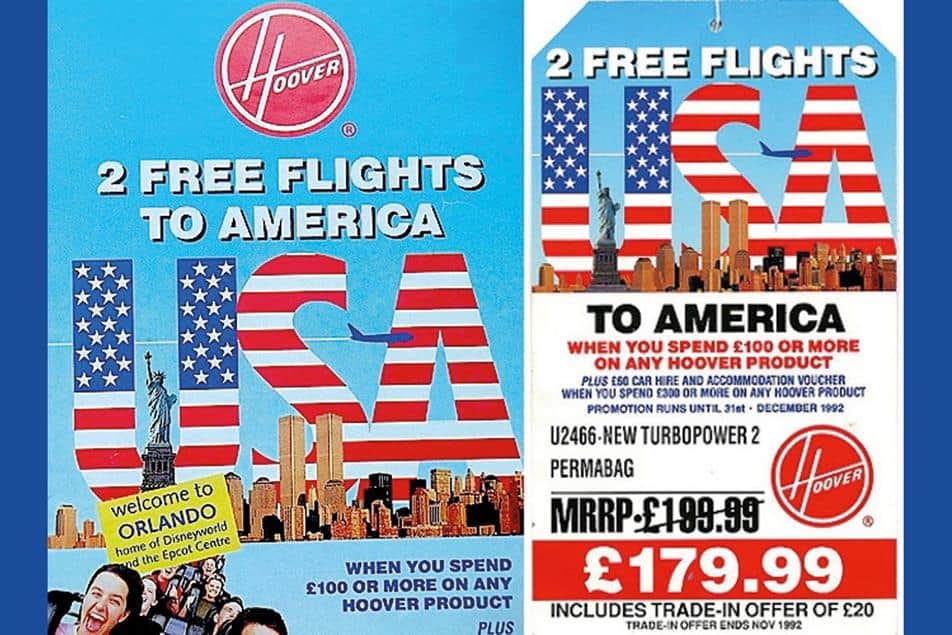 Hoover Once Promoted Free Flights to His Customers and It Didn’t End Well