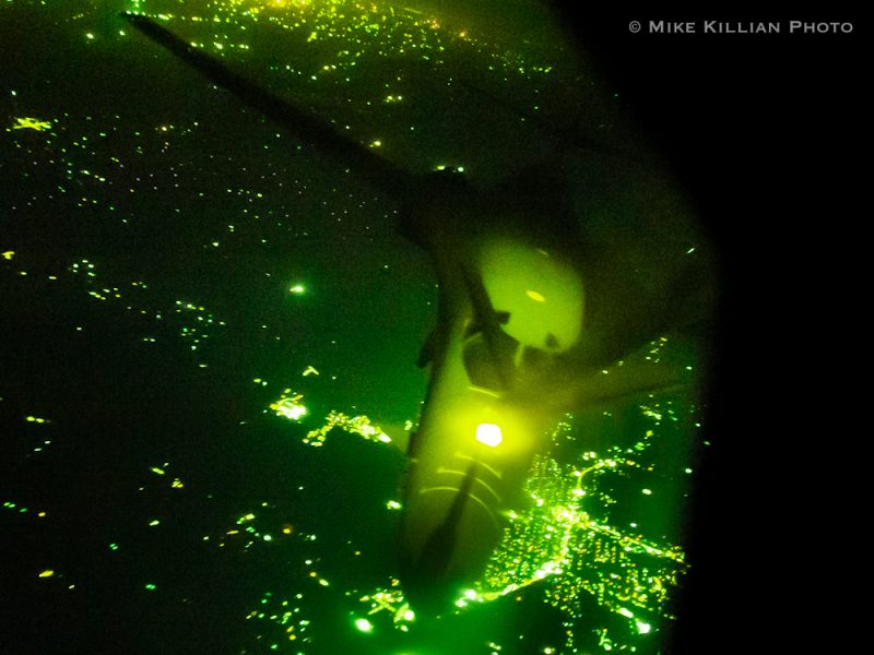Watch B-1 Bombers do Aerial Refueling in Night Vision