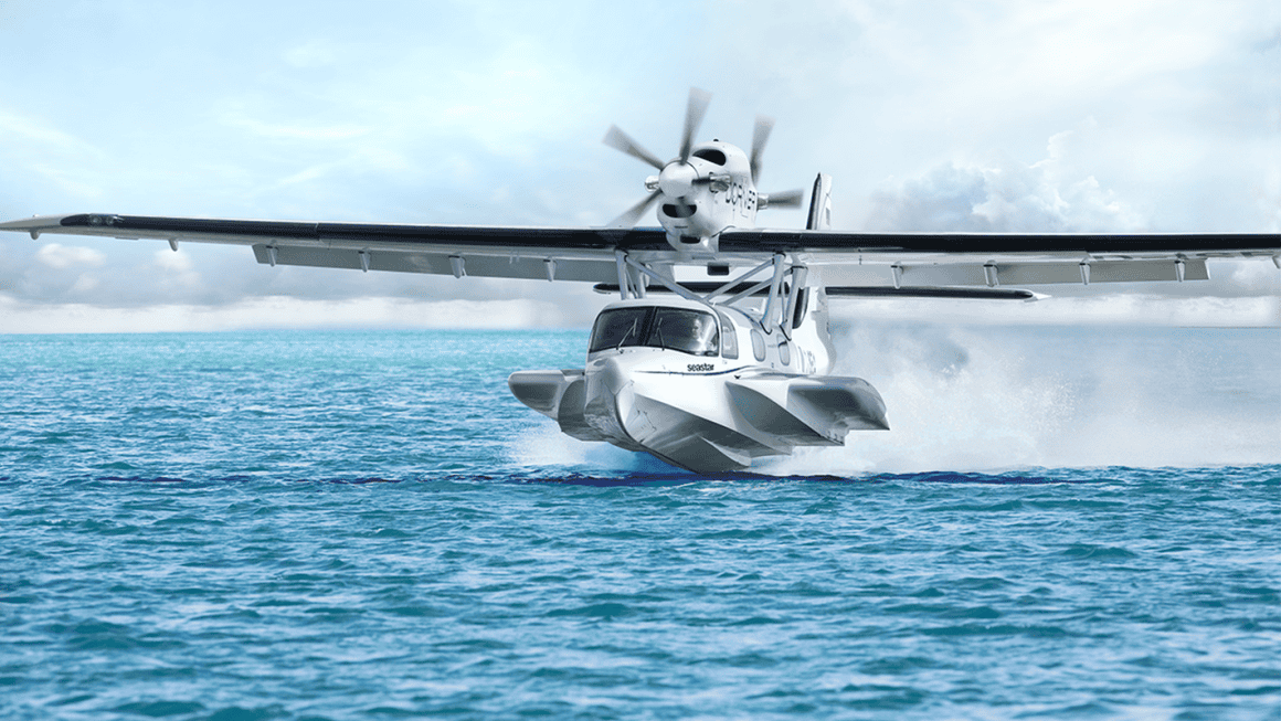 The Dornier Seawing Seastar has a push-pull engine configuration with 2 Pratt and Whitney PT6A-135A engines rated at 650 horsepower each. | Image: Dornierseawings.com