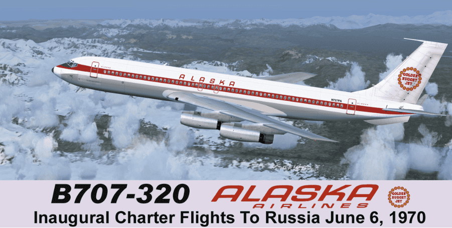 Breaking Barriers: Alaska Airlines Russia Routes Melted 40 Years of Cold War Divide 1 Alaska Airlines Russia flights began as a charter operation in June 1970