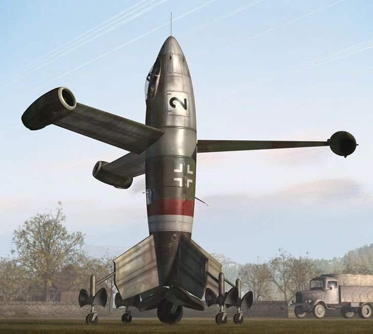 Tail-Sitter Aircraft: Why Nations Abandoned the Technology 11 Plastic Model of German Triebflugel. | Image: Scalespot.com