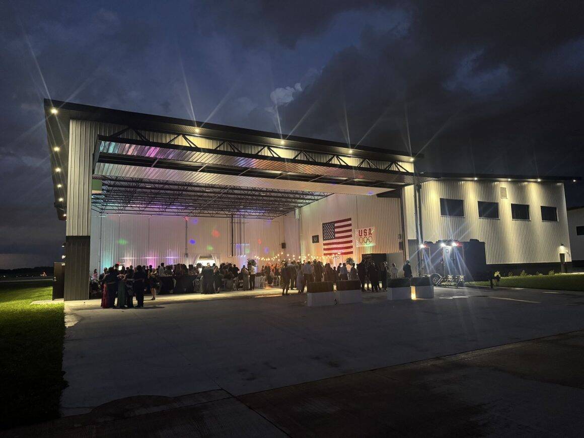 You’ve Never Seen a Hangar Like This: Inside The Nest by BLACKBIRD PARTNERS 10 Wedding at The Nest