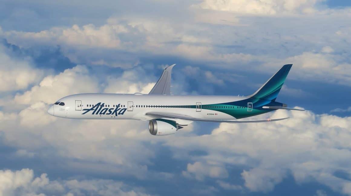Alaska Airlines New 787 Livery
