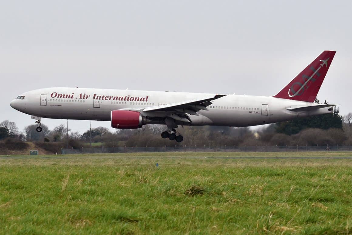 Omni Air International, N828AX, Boeing 777-2U8 ER