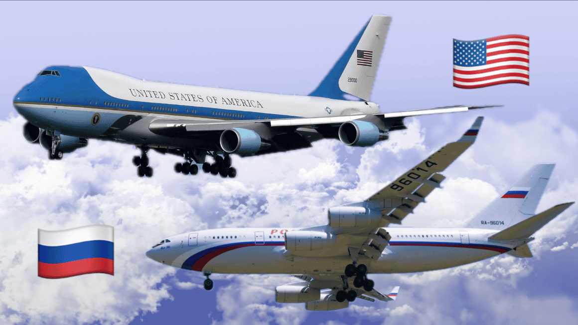 Il-96-300PU vs VC-25A comparison