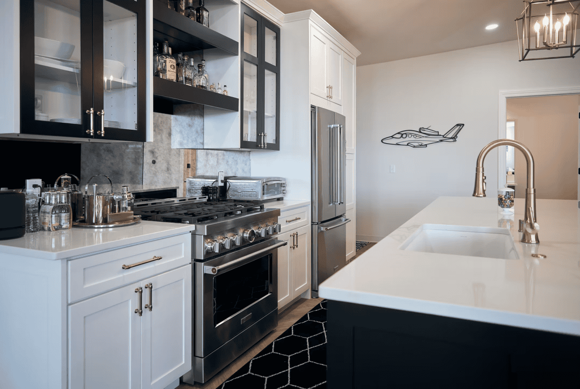 You’ve Never Seen a Hangar Like This: Inside The Nest by BLACKBIRD PARTNERS 7 Kitchen space inside BLACKBIRD PARTNERS' The Nest