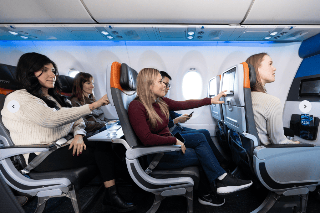 Wackadoo! JetBlue’s Exciting Onboard Upgrade: Bluey, Shows, and Gourmet Eats 1 JetBlue onboard experience