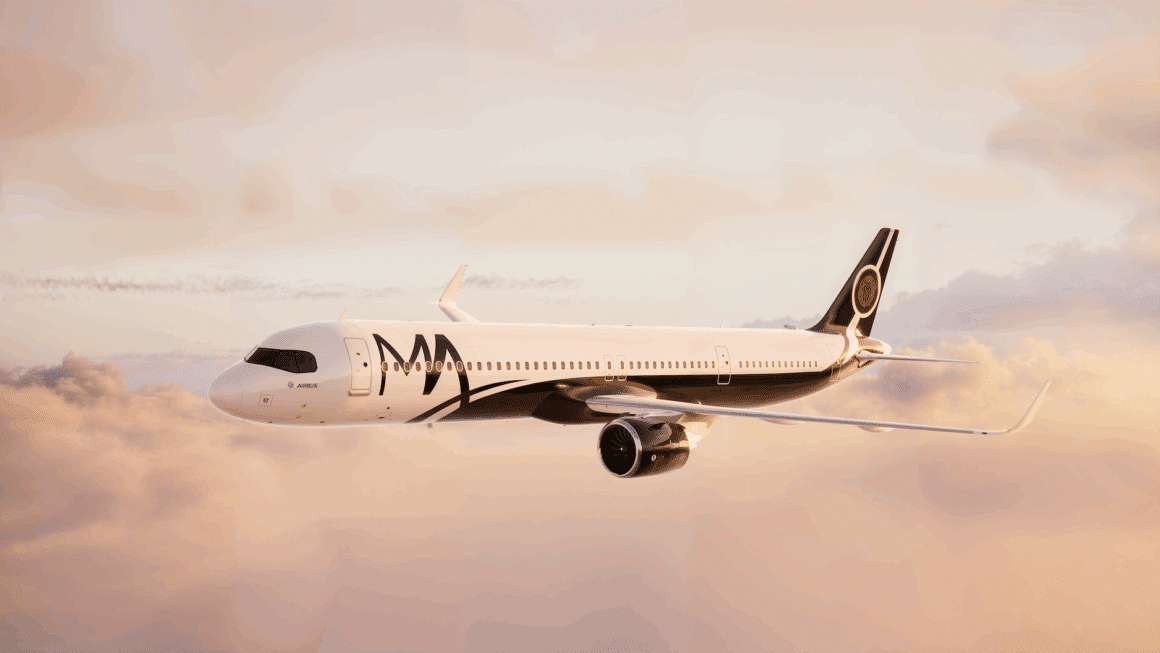 Artist rendering of a Magnifica Air Airbus A321neo