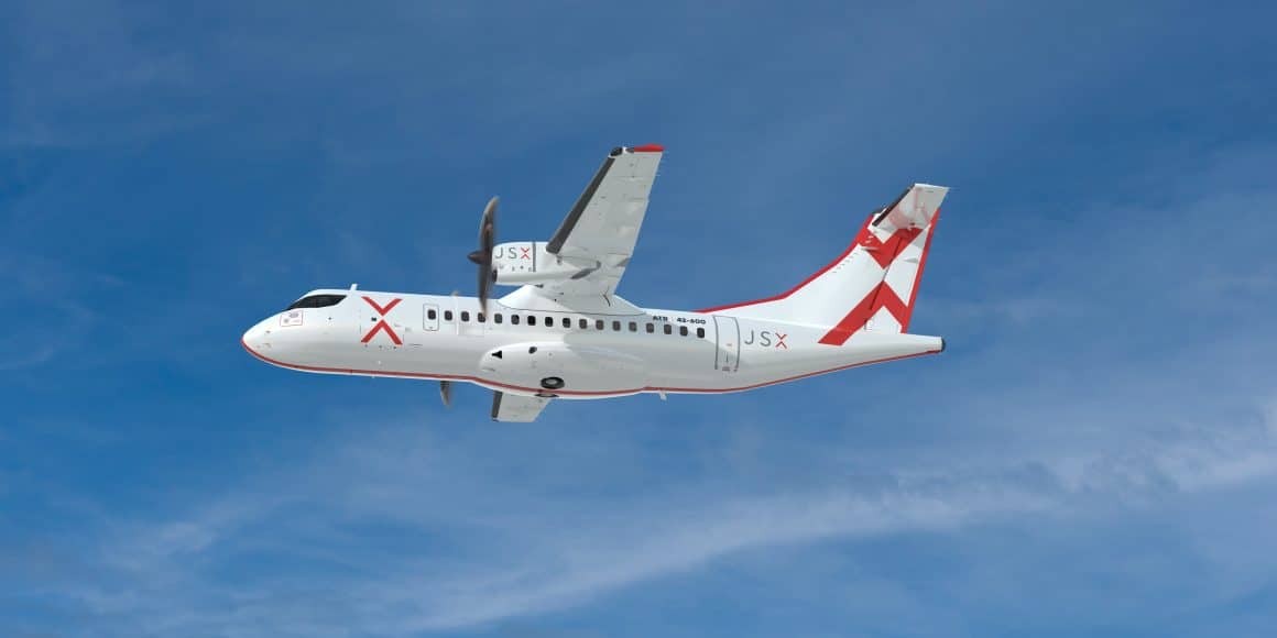 JSX Retro Jet Delivers Pure Nostalgia with 50th Aircraft Milestone 3 JSX ATR 42-600 rendering