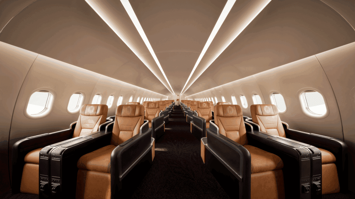 Rendering of Magnifica Air interior 